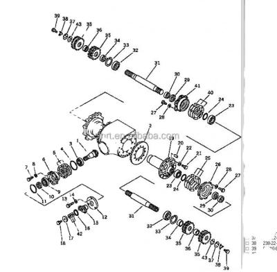 China Longevity high quality China supplier DIY GD623 GD505 GD405A GD605 GD663 GD655 23B-63-62202 CYLINDER ASS'Y right high. for sale