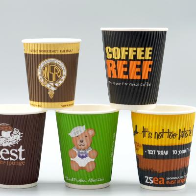 China Biodegradable Disposable Coffee Paper Cup Corrugated Machine Paper for sale