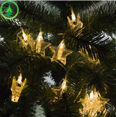 China Christamas Tree Decoration Christmas Tree Ornament Star Shaped Christmas LED Light Strip Wholesale Christmas Decoration for sale