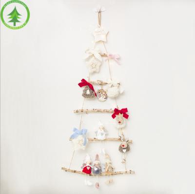 China Europe Cunjie Creative Wooden Lighting DIY Christmas Dolls Pendant Material Package for sale