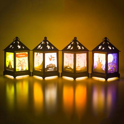 China 2019 PVC Halloween Party New LED Wind Table Lamp Decorations for sale