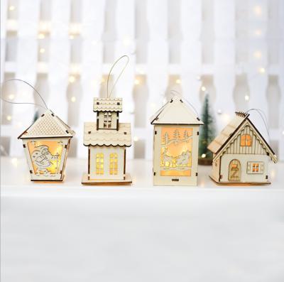 China Wooden Christmas Deoration Christmas Tree Decoration LED Room, Window Decoration Advent Christmas Decoration for sale