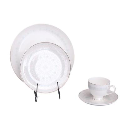 China Sustainable Porcelain Dinnerware Bone China Bowls And Plates Porcelain Porcelain Dishes And Dishes Serving Dinner Dish Set for sale