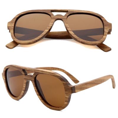 China Fashion Sun Glasses Summer Sunglasses Bamboo Wooden Women Men Polarized Sun Glasses Ladies Sport Eyewear In Wooden Box Customize Logo for sale