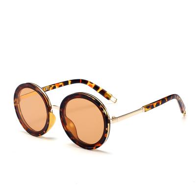 China 2019 New Arrival Round Sunglasses Designer Children's Sunglasses Retro Fashion Sunglasses for sale