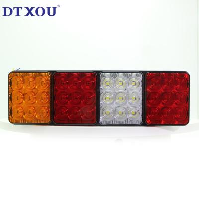 China 12v/24v 24 Leds Tail Brake Light Tail Light Rear Brake Lamp Stop Turn Indicator Truck Trailers Reverse Indicator for sale