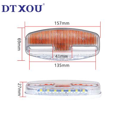 China NEW AUTO External Lights 24V LED  Car Bus Truck Lorry Side Marker Indicator Led warning Trailer Light Rear Side Lamp for sale