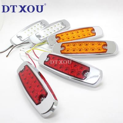 China Hot Product Amber Red White Trailers Lights Car Led Truck 12v 24v Led Side Marker Light for sale