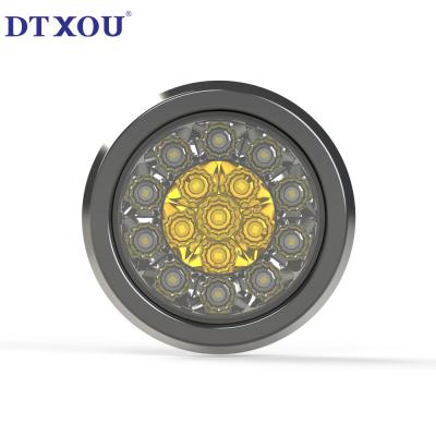 China Hot Sale multi Color Truck Lights Led Tail Lights Trucks 4inch Round Truck Trailer Tail Led Lights for sale