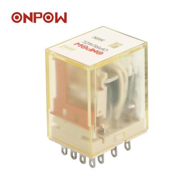 China Competitive product of 4H PDT! ONPOW RELAY Series 4H PDT Socket Contact Plug-in RELAY (CE, ROHS) ORU4ZL for sale