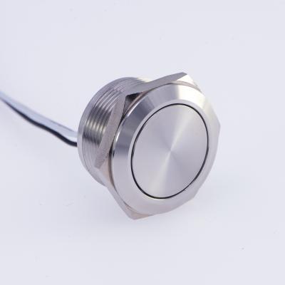 China New In 2021 ONPOW MTA22-10/S 22mm Micro Travel Body 1NO Short Momentary Wire Leads Push Button Switch for sale