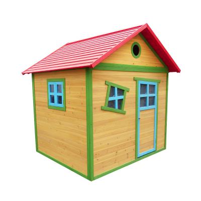 China Outdoor Easily Gathered Children's Cottage Backyard Playhouse for sale