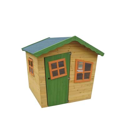 China Easily Assembled Colorful Wooden Kids Outdoor Playhouse for sale