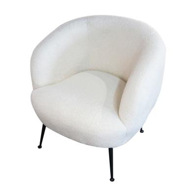 China New Simple Design White Wood Plywood Velvet Other Nordic Kids Bedroom Sofa Chair for sale