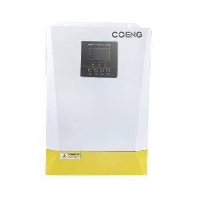 China 5KW Single Phase Hybrid Solar Inverter For Home Solar Energy System LCD Display for sale