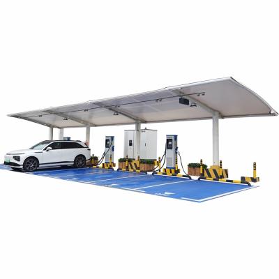 China Air Cooled EV Charging Station Car With Protective Functions And Ethernet Networking for sale