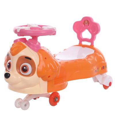 China Baby Kid Eco-friendly Material Kids Wiggle Swing Car Twist Car For Sale for sale