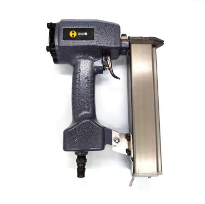 China High Quality Straight Nail Gun Nail Gun Furniture Air Stapler Furniture Wire Pneumatic Nailing Stapler for sale