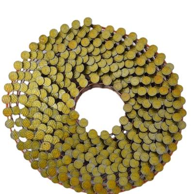 China Flat Screw Leg / Ring / Roof Coil Nails Coil Roofing Wire Nails Factory for sale