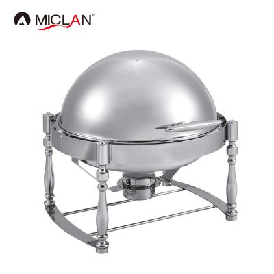 China Food Hotel Serving Dishes Stainless Steel Insulated Chafing Dish For Catering for sale