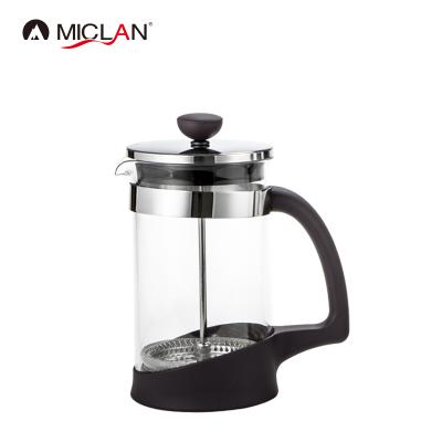 China High Sustainable Borosilicate Glass And Metal Teapot for sale