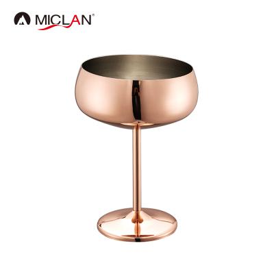 China Sustainable Stainless Steel Cocktail Tumbler Wine Cups for sale