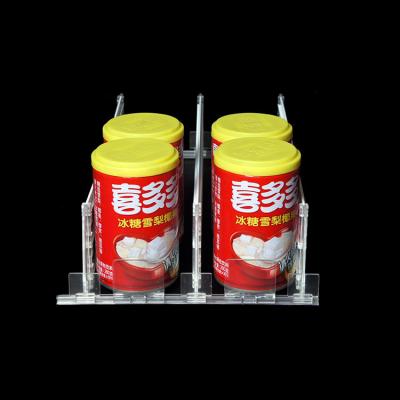 China Eas System Automatic Plastic Shelf Divider Pusher Safer Protector Acrylic Display  for sale