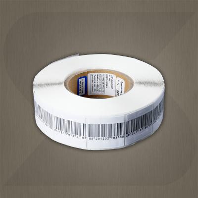 China Small  EAS RF Label 8.2Mhz Security Sticker Label Alarm Soft Tags for sale