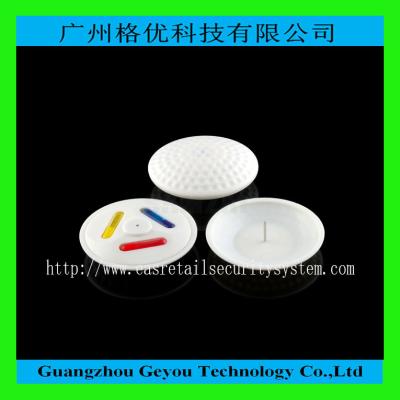 China EAS RF Circle Ink Security Tag , 58KHz Clothing Security Hard Tags for sale