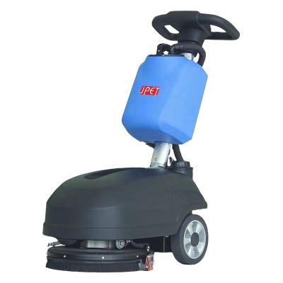 China Hotels Foldable Walk-behind Mini Type Floor Scrubber Auto Dryer Floor Scrubber Cleaning Equipment for sale