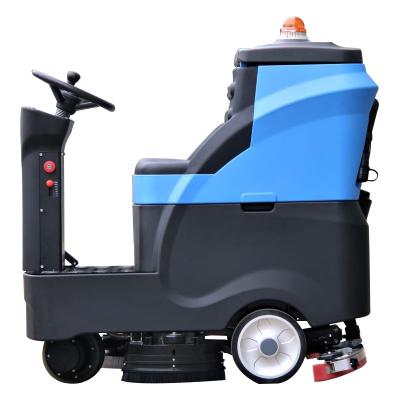 China Hotels Ride on Floor Cleaning Equipment Scrubber Machine Auto  Floor Scrubber For hotel cleaning for sale