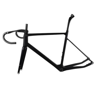 China Road Bikes High Quality 700c Carbon Disc Brake Ud Matte Carbon Fiber Road Bike Frame for sale