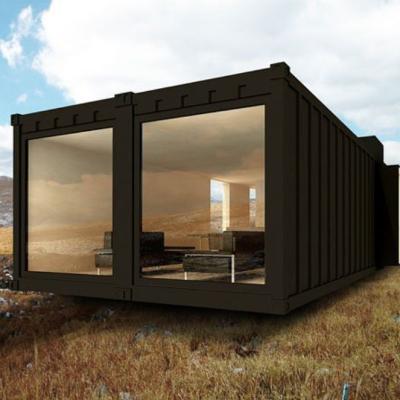 China Transitional American prefab house prefabricated shipping container prefab houses container home 4 Bedroom Fast Food Container House for sale