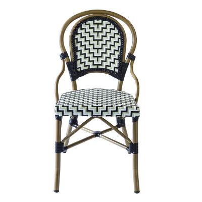 China Modern Wicker Bistro Chair Outdoor Ratan French Cafe Ratan for sale