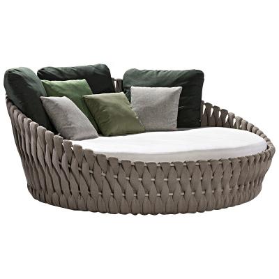 China Modern Outdoor Furniture Aluminum Rope Outdoor Patio Daybed for sale