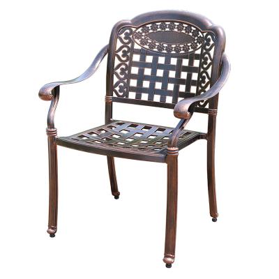 China Modern Balcony Chairs Aluminum Casting Outdoor Garden Furniture Outdoor Furniture Porcelain for sale