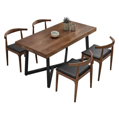 China Modern vintage restaurant tables and chairs for sale