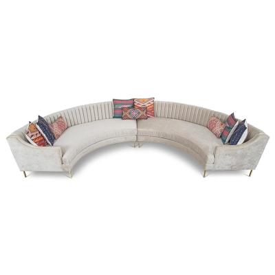 China Modern Luxury Living Room Reception Sofa Modern Beauty Shelter Waiting Couch for sale