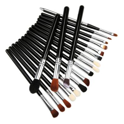 China Angular Blush Factory Direct Wholesale Private Logo Label 19 Pcs Precision Eyeshadow Eyeliner Makeup Brush Kit for sale