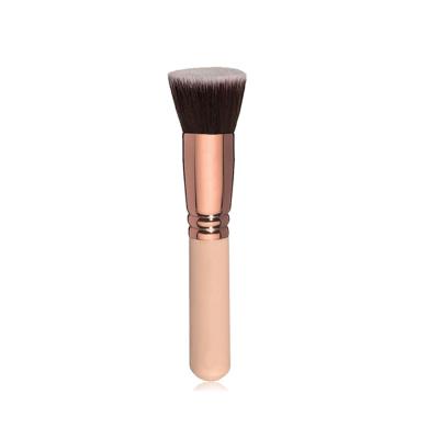 China Angular Blush BB Powder Brush Explosive Cream Foundation Brush Single Flat Brush Head Loose Makeup Tools for sale