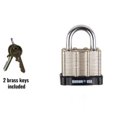 China 50MM LAMINATED STEEL PADLOCK WITH SHORT SNAP SECURITY LEVEL 7 for sale