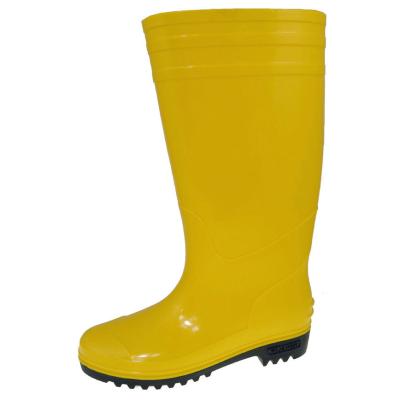 China PVC Steel CE Approved Toe Cap Waterproof Durable Working Custom Rain Boots for sale