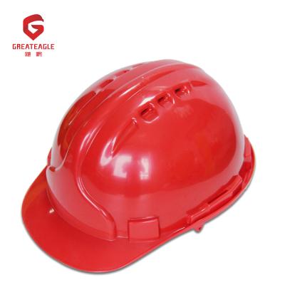 China ABS CE EN397 Construction Hard Hat ABS Hard Hat With Vents for sale