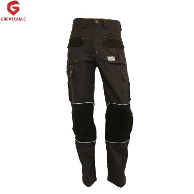 China Hot Selling Anti-Shrink Winter Cargo Work Black Industrial Pants With Side Pockets T13 for sale