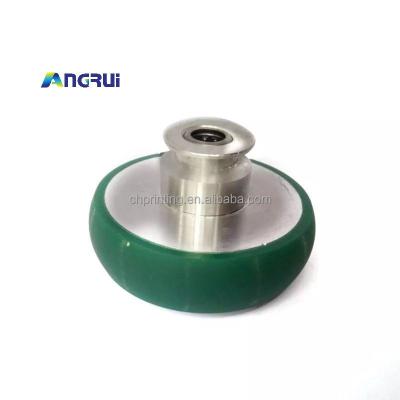 China ANGRUI 105 Printing Shops Printing Machine Press Wheel KBA Press Wheel Offset Rubber Press Wheel 65*8*35mm for sale