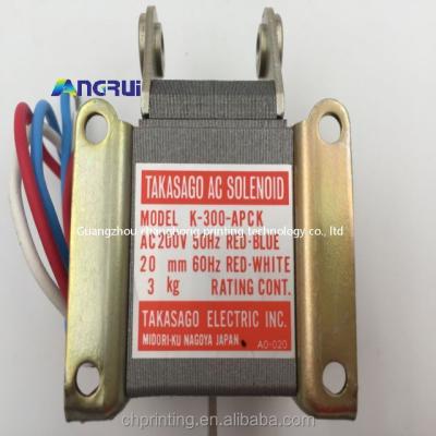 China ANGRUI Machinery Repair Shops L428 29 LS40 200V solenoid coil K-300-APCK is suitable for komori compensation press freach parts for sale