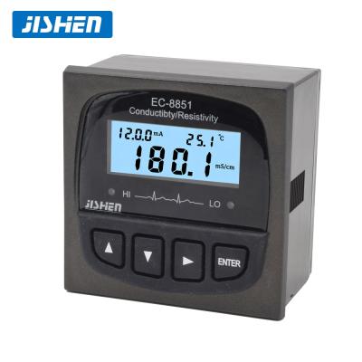 China Industrial online instrument EC-8851 96*96*72mm (long*wide*high) conductivity/resistivity meter measurement and control for sale