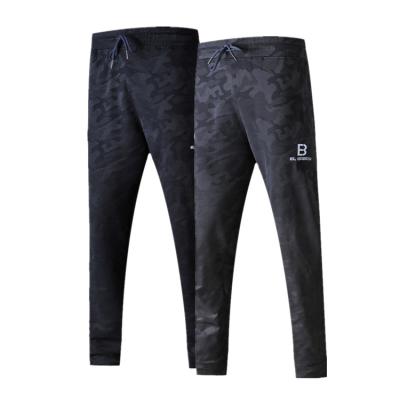 China Sustainable Drop Shipping New Camouflage Mens Joggers Pants Cotton Black Zipper Pocket Custom Sports Pants Running Sweatpants for sale