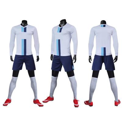 China Quality Men Kids Kids Soccer Jersey Breathable Quick Dry Thai Tracksuit Sports Shits Long Sleeve Football Uniforms Wear Set For Man for sale