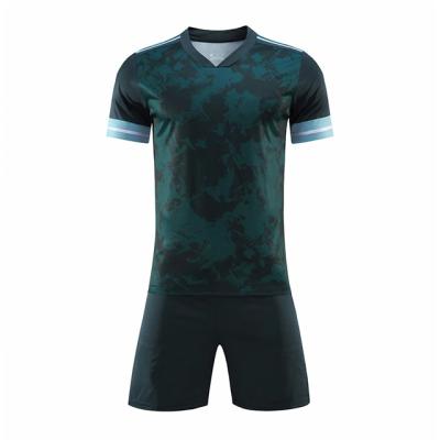 China Sets OEM Wholesale High Quality Quick Dry Polyester Customized Mens Soccer Uniform Set Sport Shirt Football Tank Tops for sale